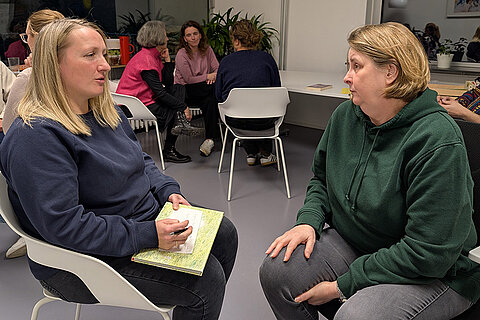 Mitarbeitende der Geschäftsstelle des Kitaverbandes beim Diversity Workshop, November 2025 (© Zoya Kostova)