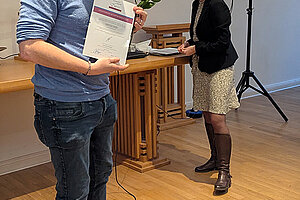 BETA-Gütesiegel an sieben Kitas des Verbandes am 7. März 2025 (© Teresa Varouchakis)
