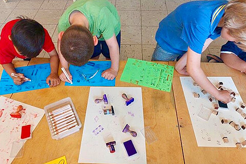 Ev. Kita Stephanus: Projekt "Natur < Stadt > Zeit" (© Björn Münzer)