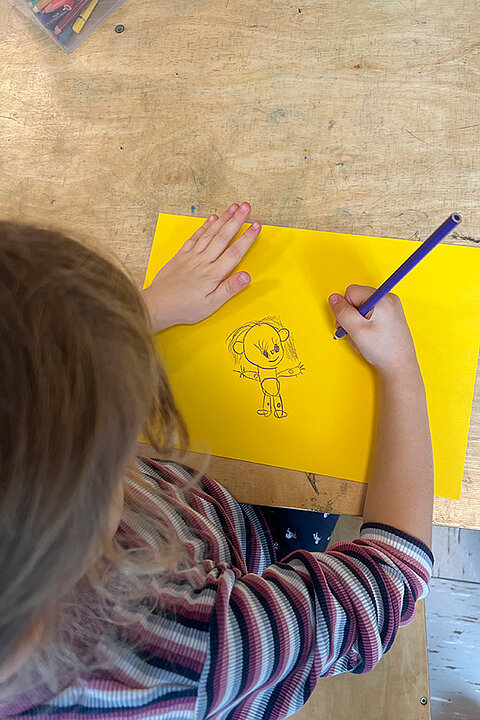 Ev. Kita Stephanus: Projekt "Natur < Stadt > Zeit" (© Björn Münzer)